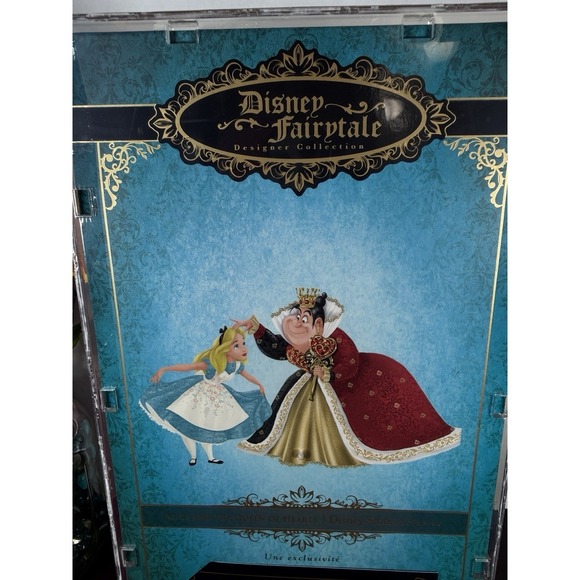 Disney Alice In Wonderland Queen Of Hearts Fairytale Designer Exclusive Doll Set - Picture 17 of 17